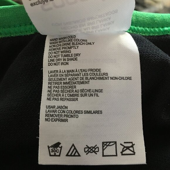 SPEEDO "Endurance+" Flyback Training One Piece Black/Green - Picture 8 of 11